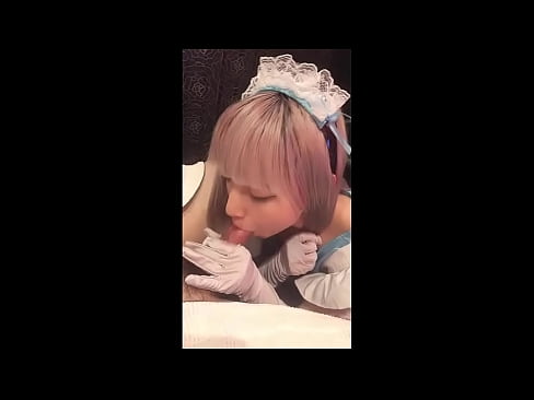 ❤️ יפני איידול [מאיוקה], תחפושת עוזרת צרפתית, חלק 1, מציצה וטלטלה עם קרם ❌ פורנו אנאלי אצלנו ﹏